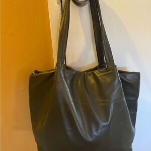 Olive Green Tote Bag